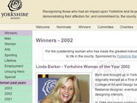 Yorkshire Awards screen shot