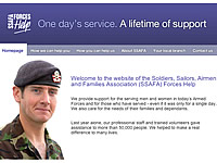 SSAFA Forces Help screen shot