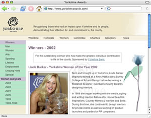 - Yorkshire Awards Screen Shot -