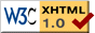 Valid XHTML 1.0! - Link to W3C in a new window